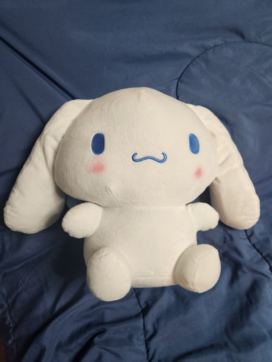 Sanrio Other - Cinnamoroll Style Plush Backpack- White with Blue Accents